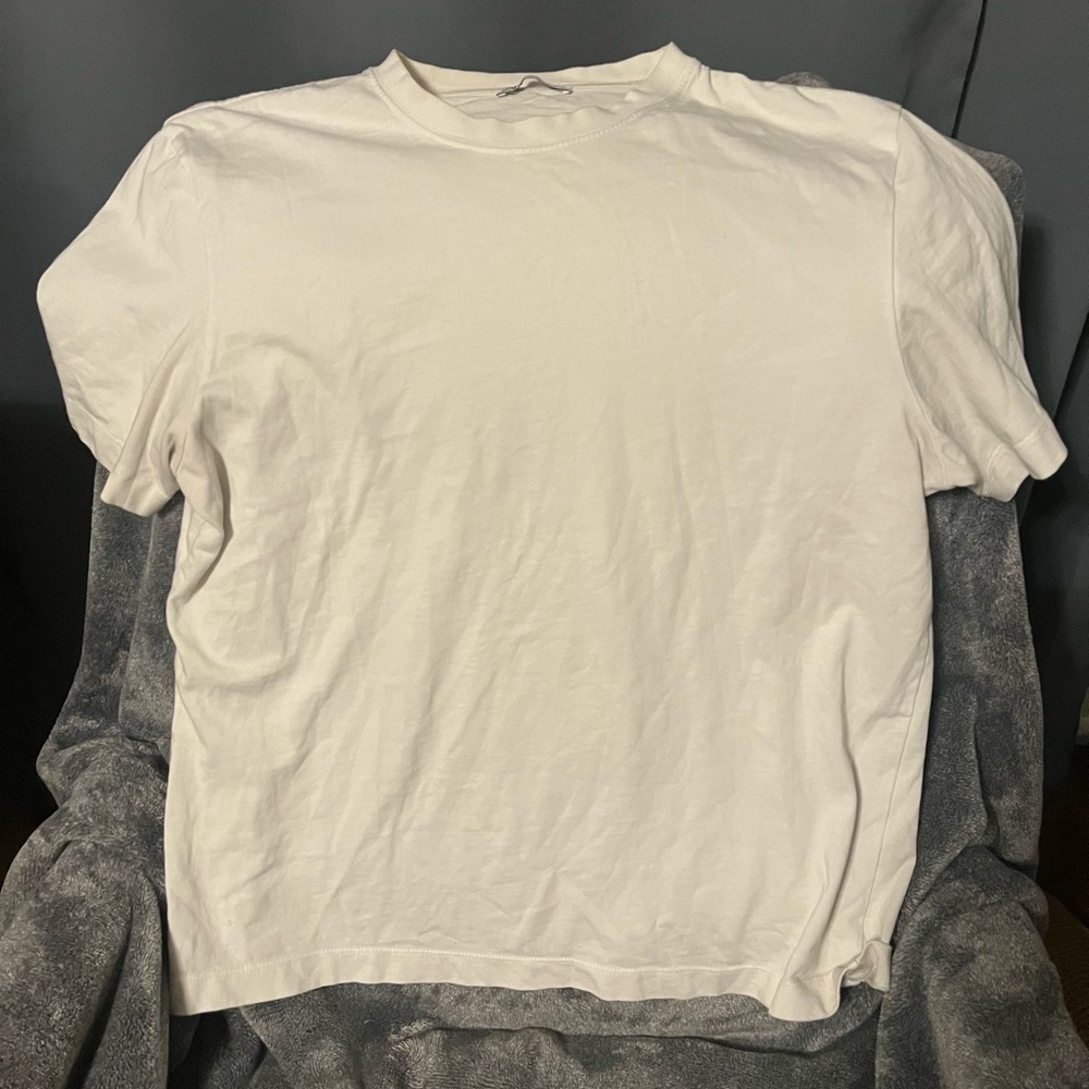Zara Classic White Men's Short Sleeve Tee